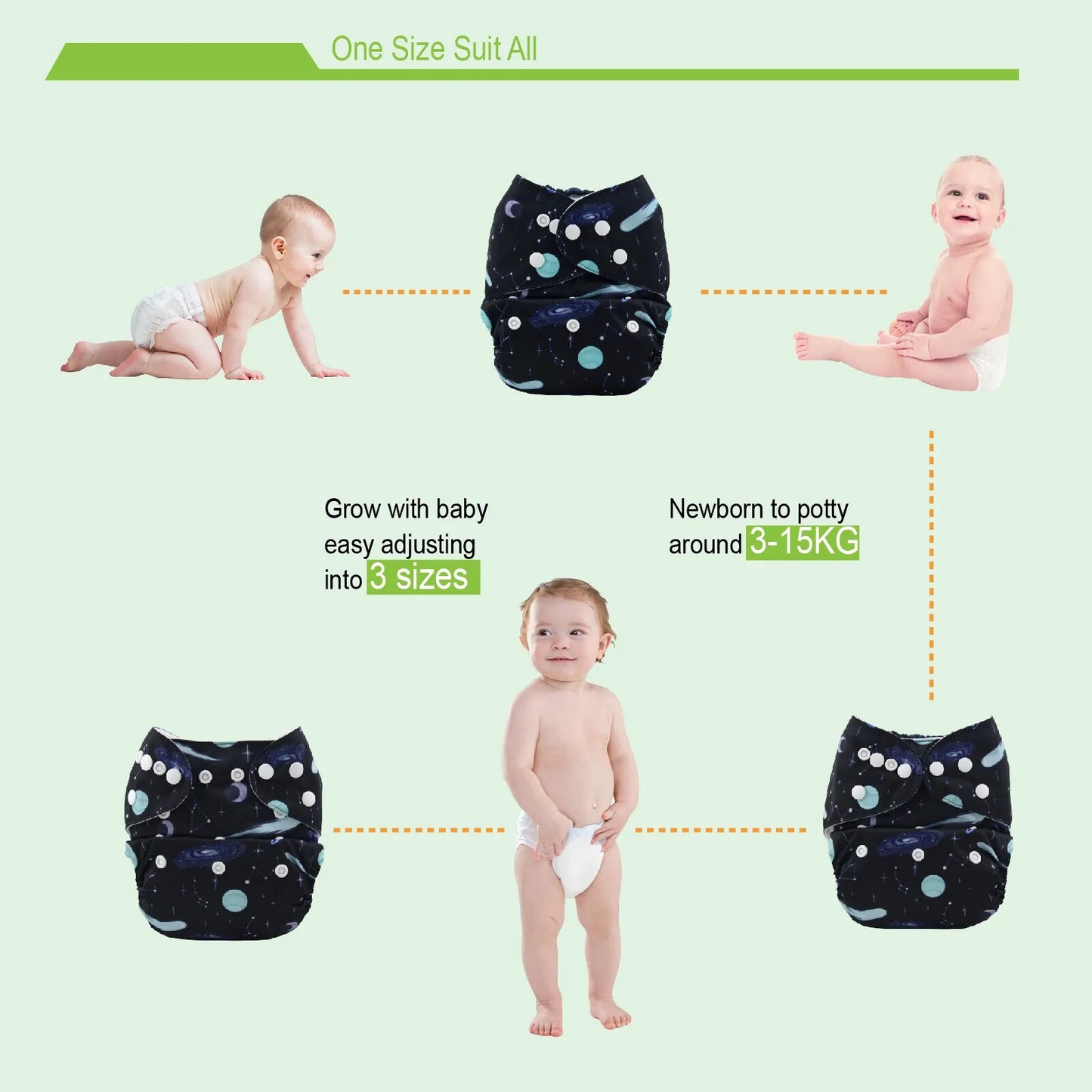 ALVABABY Cloth Nappy