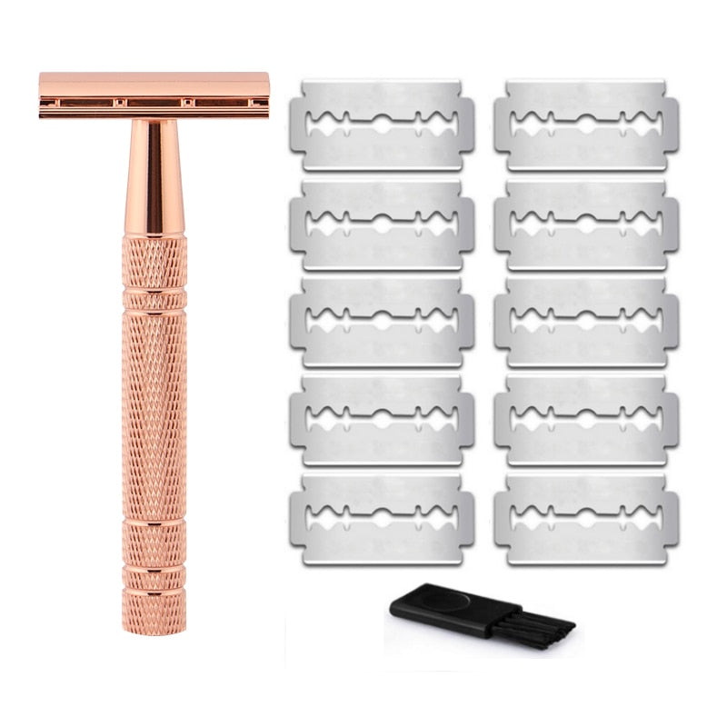 Rose Gold Safety Razor