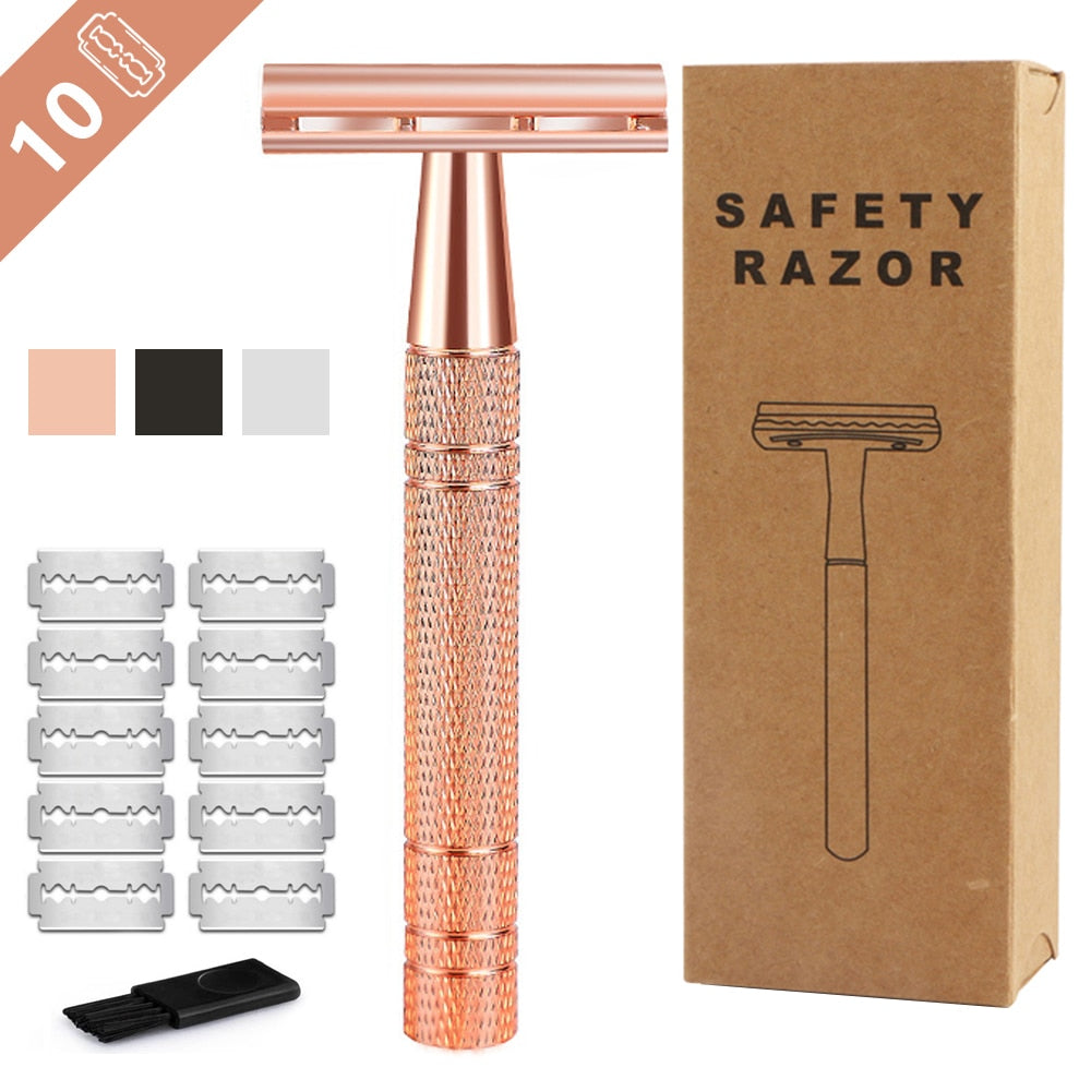 Rose Gold Safety Razor