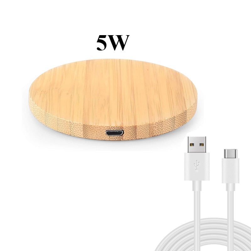 Bamboo Wireless Phone Charger