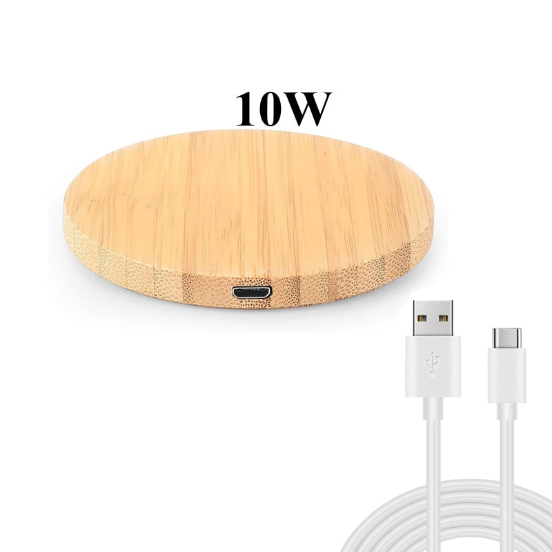 Bamboo Wireless Phone Charger