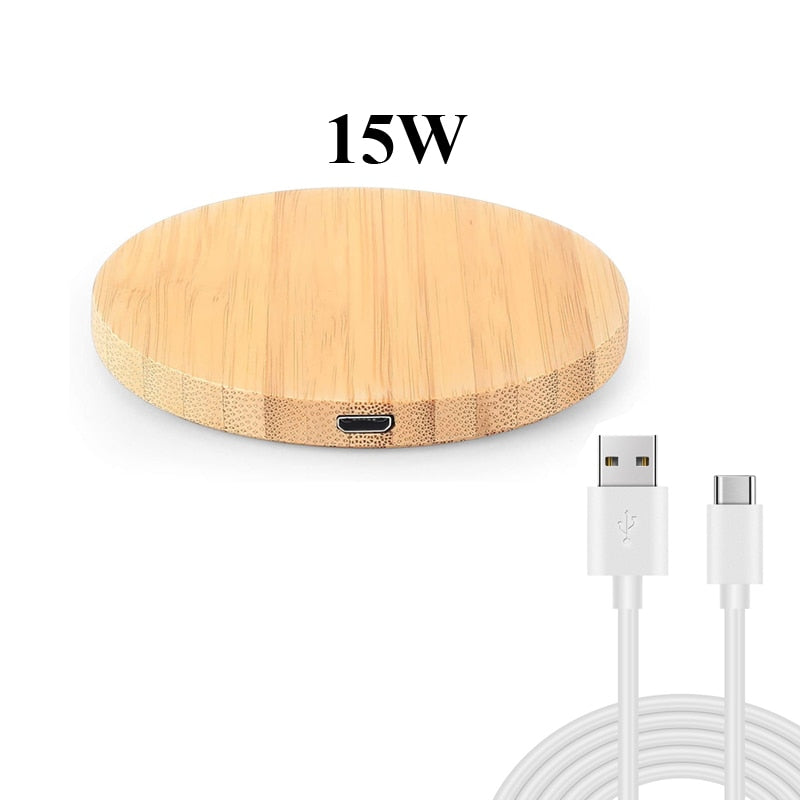 Bamboo Wireless Phone Charger