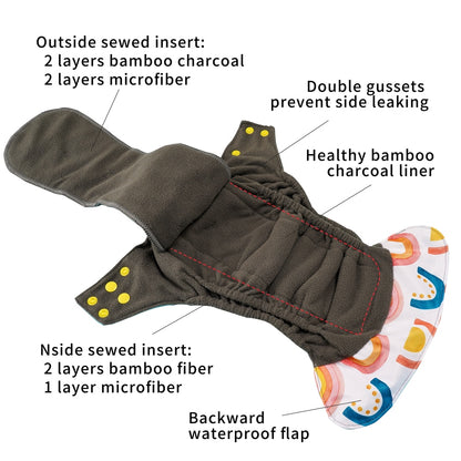 Reusable Bamboo Diaper