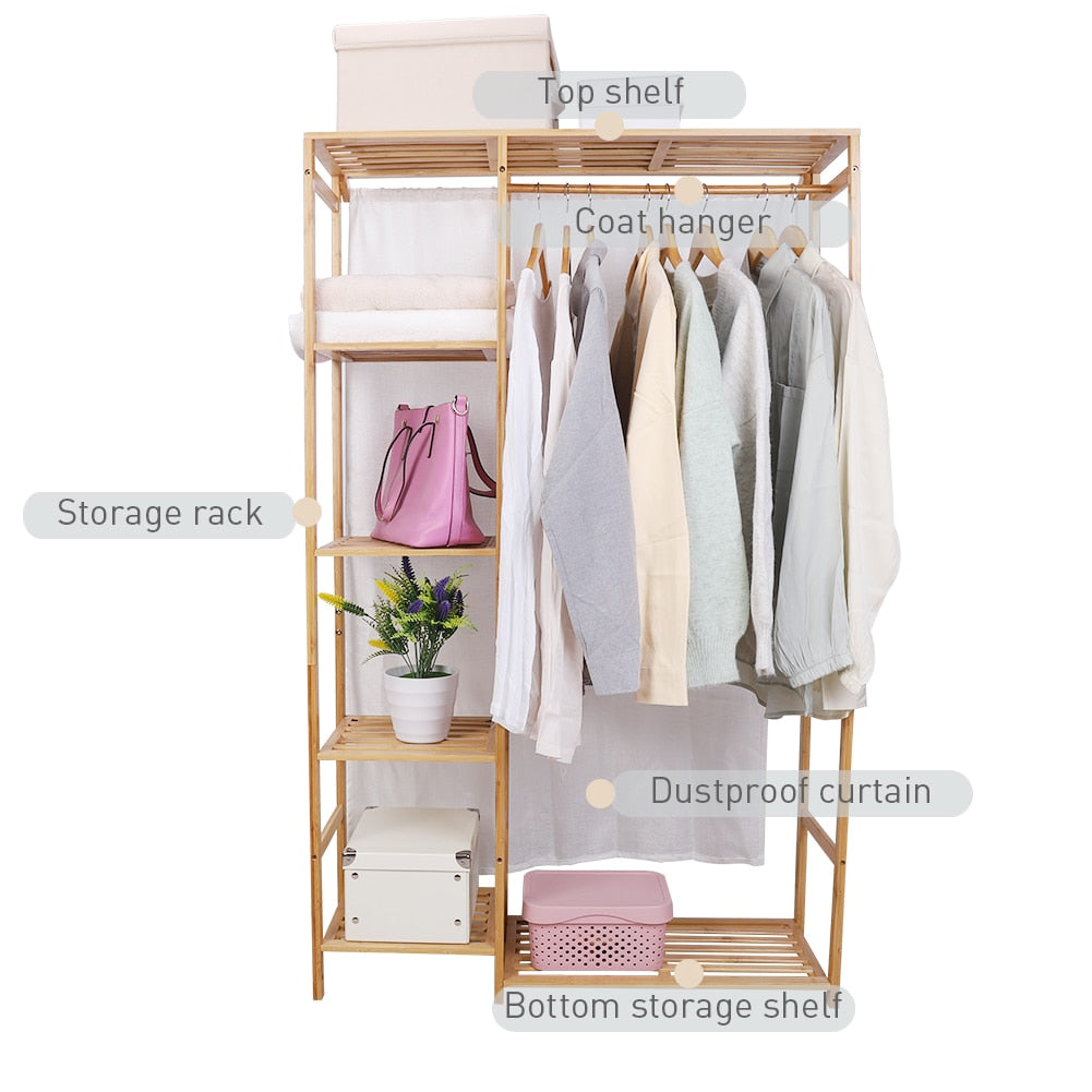Bamboo Clothing Rack