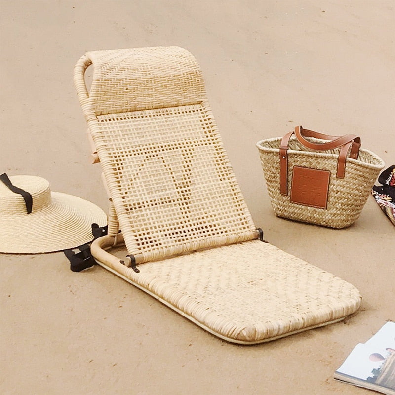 Rattan-Style Bamboo Wicker Chair